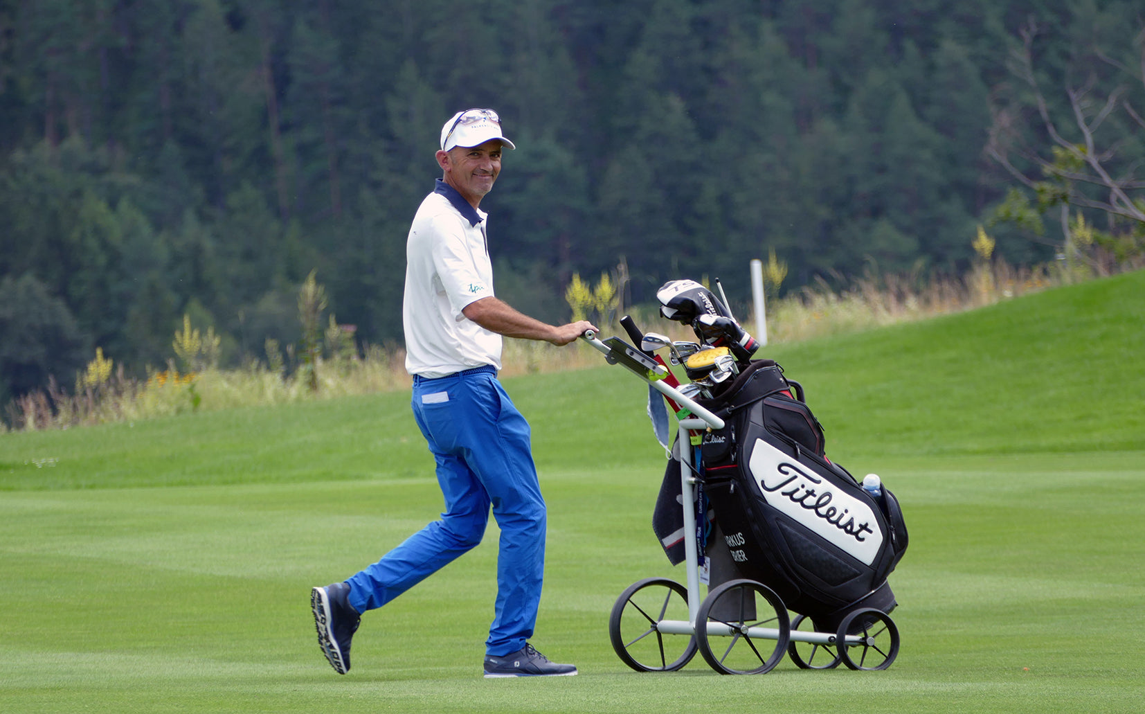 BIG MAX E-Trolley auf der European Tour gesichtet