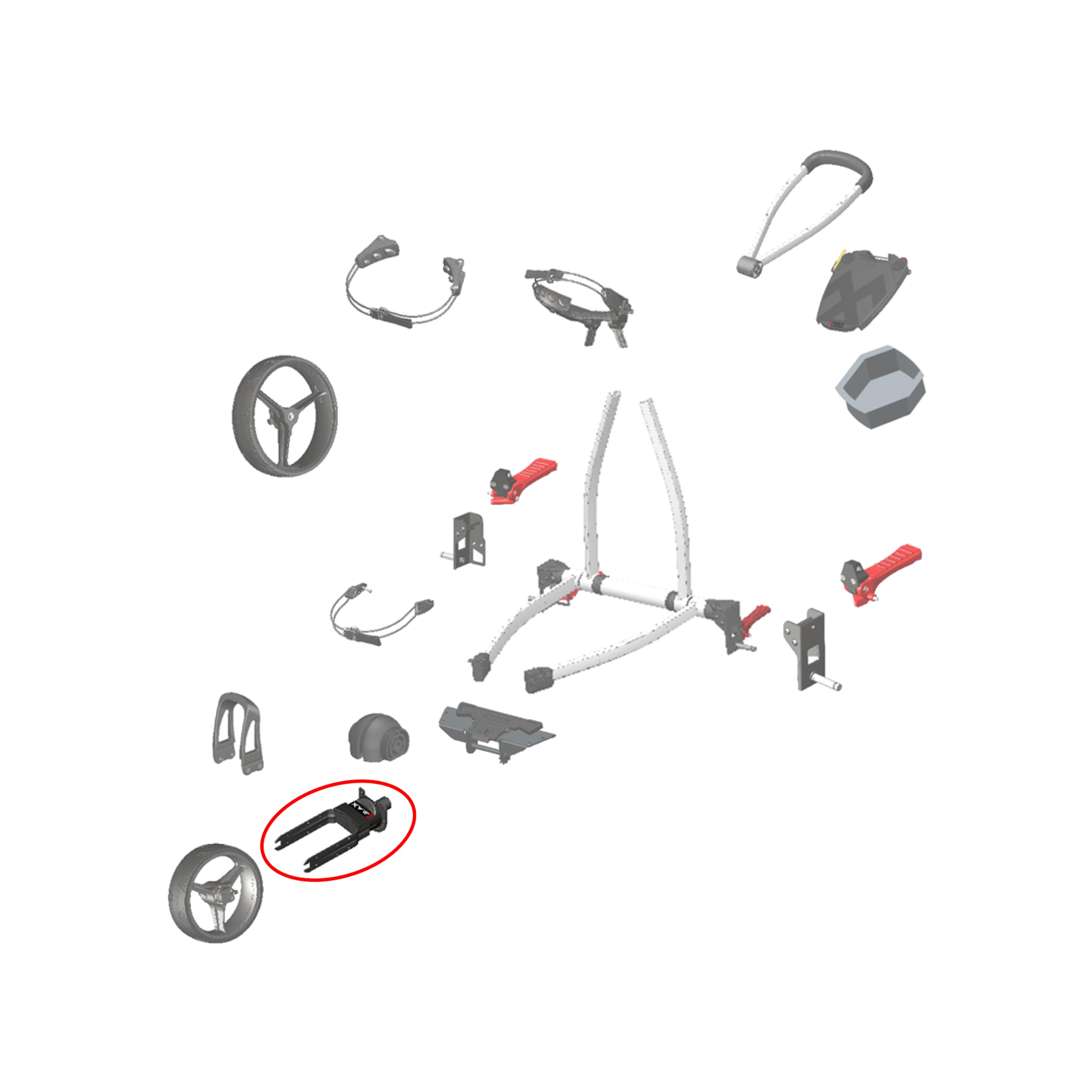 Vorderradgabel Blade IP, Blade IP2, Blade+