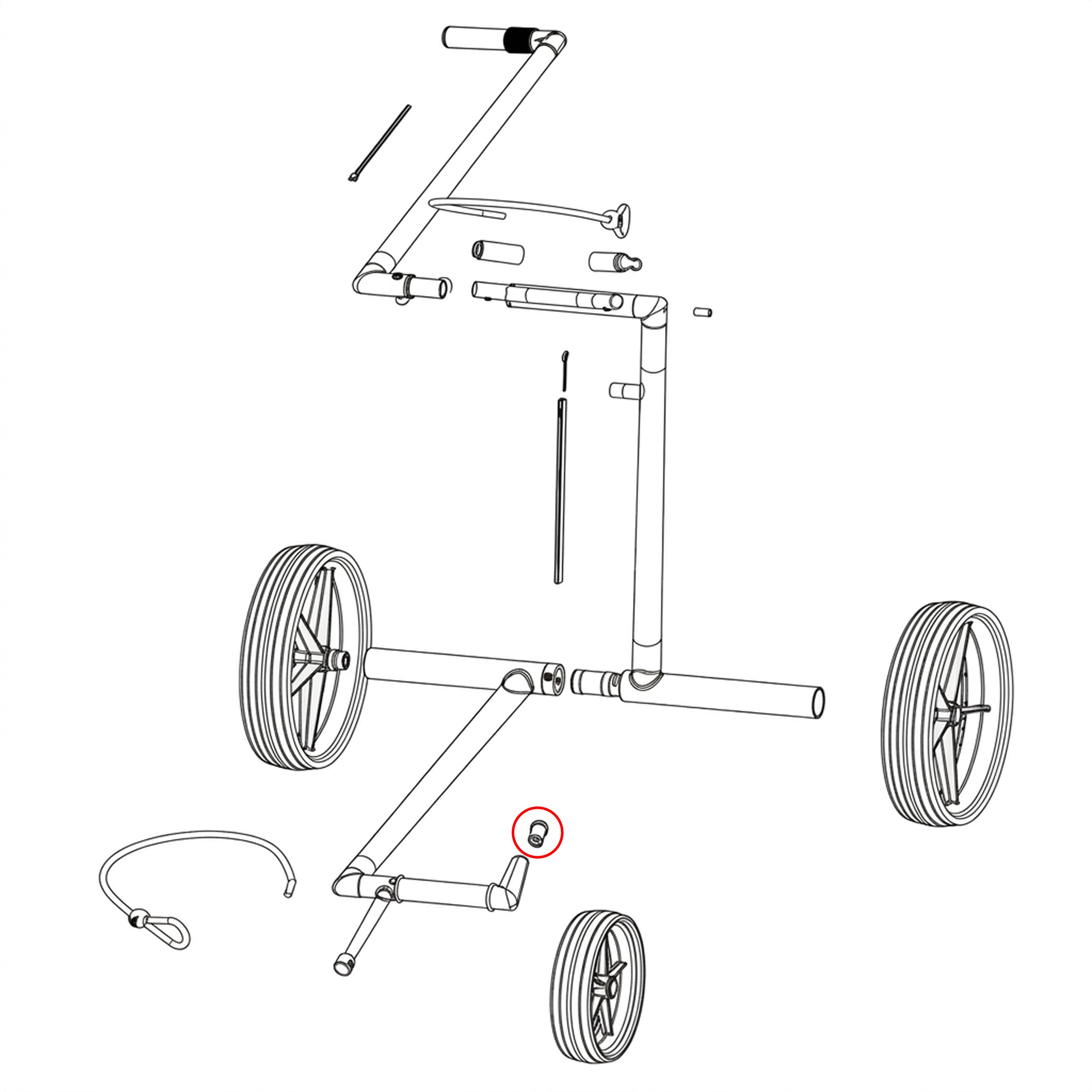 e-Lite 3/4 Lower Bag Holder Frame Plug