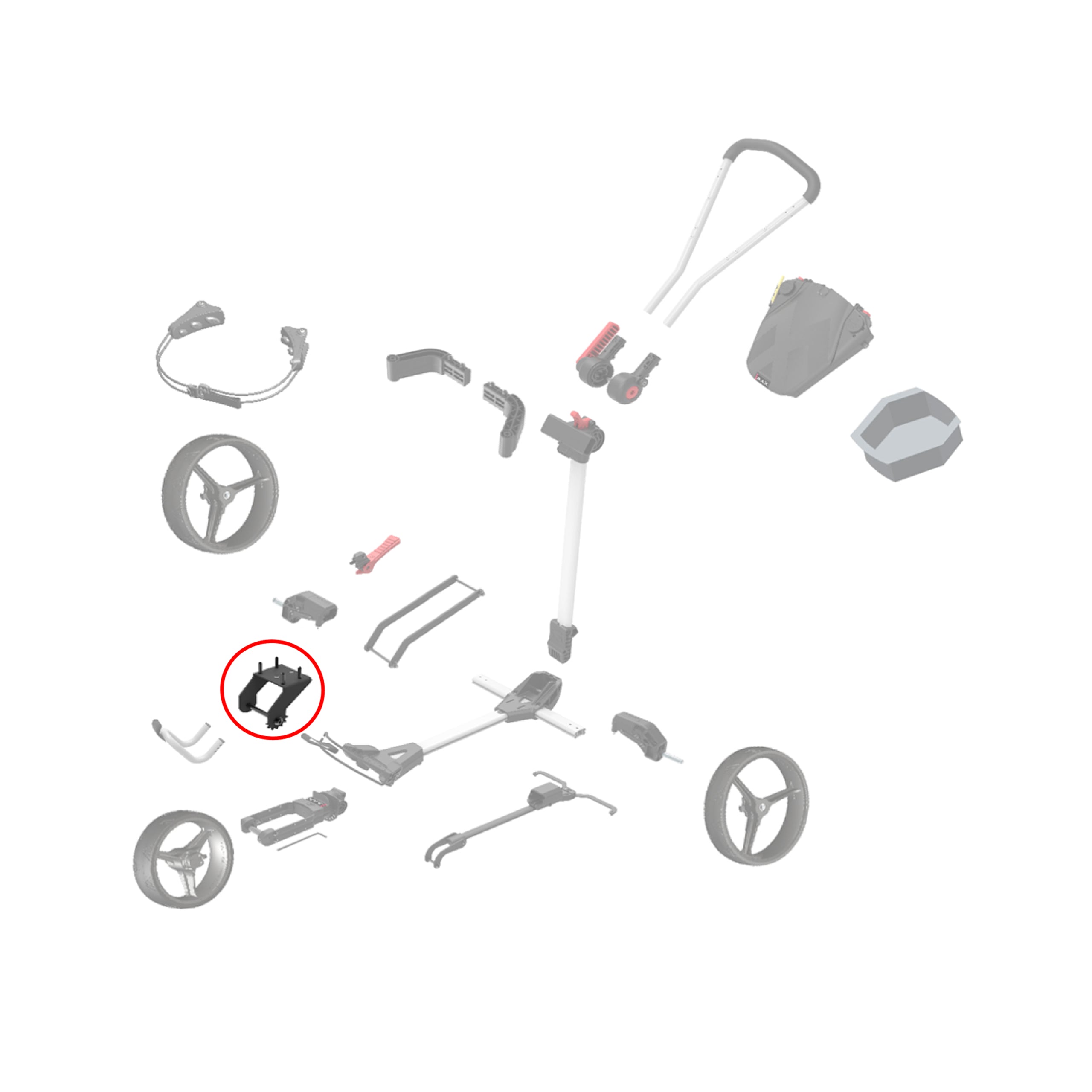 Vorderrad Fixierung Blade Trio