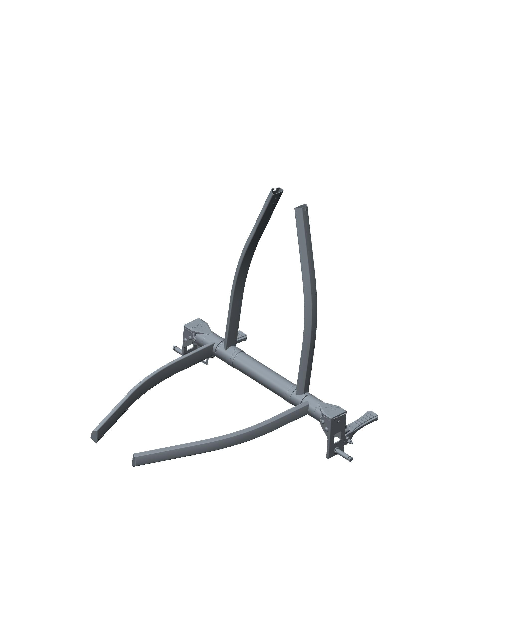 Spare part: complete frame + wheel axle for Blade+