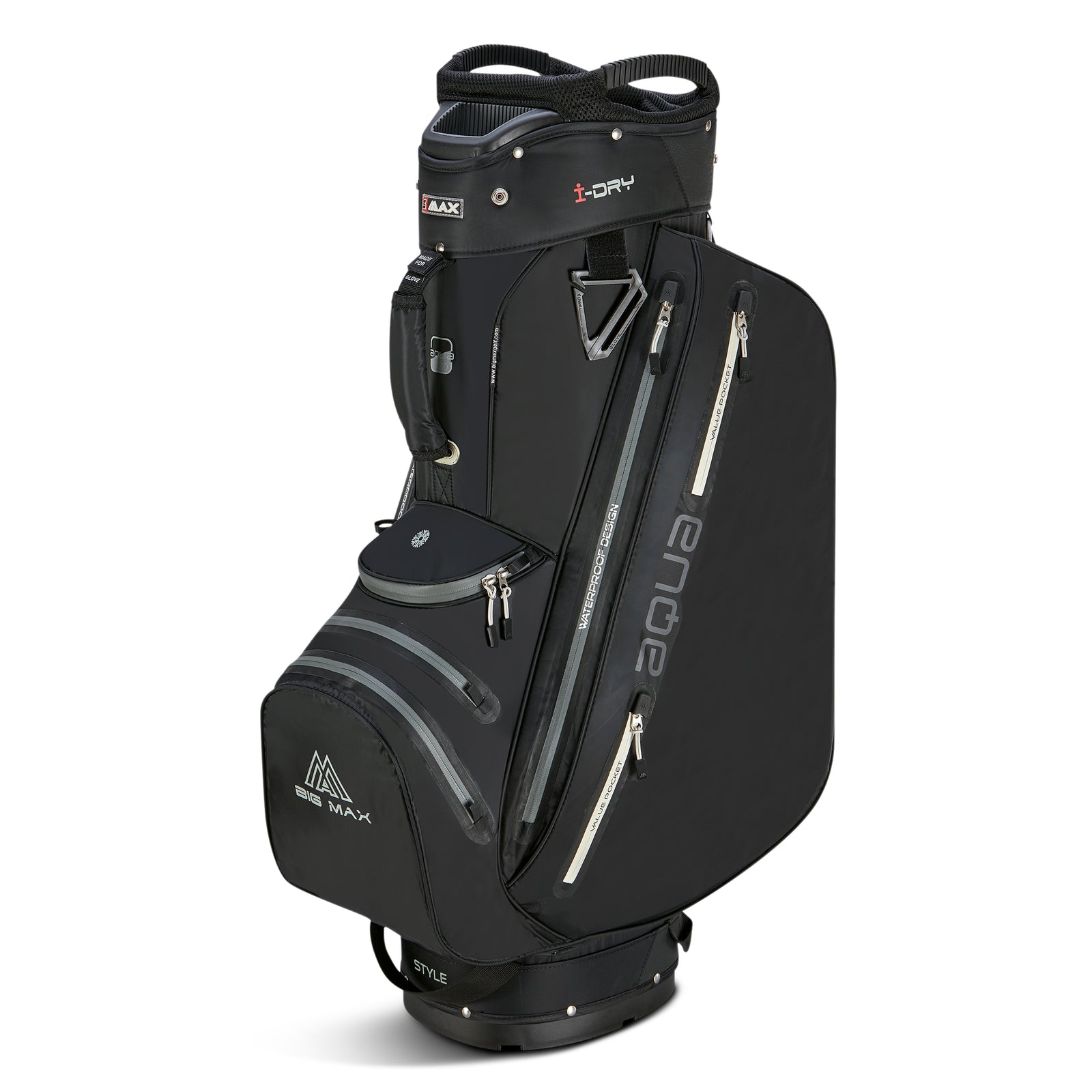 BIG MAX AQUA Style 4 - 100% wasserdichtes Golf Cartbag - BIG MAX Golf