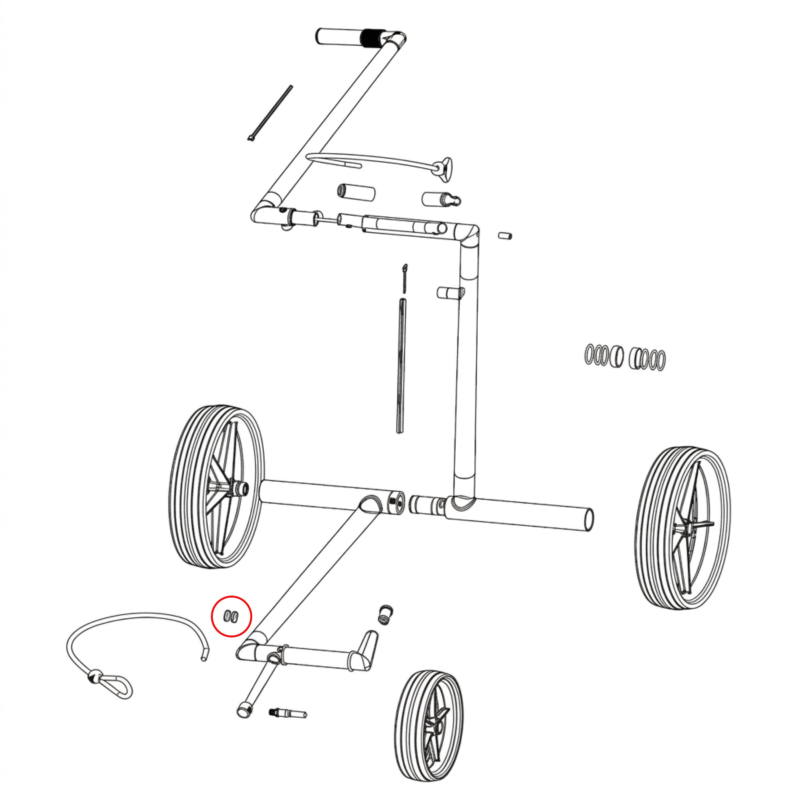 e-Lite 3/4 Lower Bungee Cord Button
